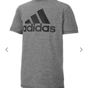 Grey adidas logo t-shirt